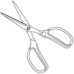 ARS Scissors Line Drawing Thumbnail